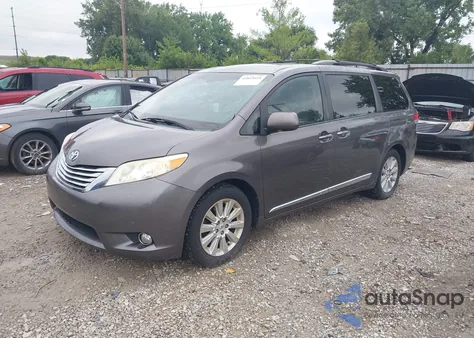 2012 Toyota Sienna Limited 7 Passenger из США, поврежденный, VIN 5TDDK3DC6CS043339